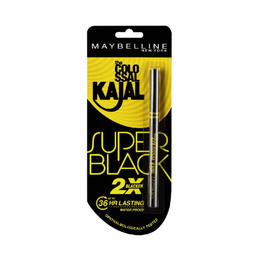 @Maybelline New York Super Black 2x 36 hr lasting